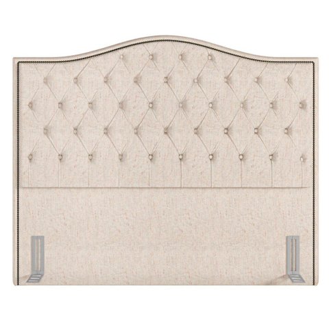 Cabeceira Casal 140cm Siena P02 Linho Cru - Mpozenato