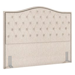 Cabeceira Casal 140cm Siena P02 Linho Cru - Mpozenato - 5