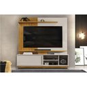 Ver imagem 1 de Rack Bancada C/ Painel P/ Tv até 55 Pol Atenas 1 Porta 184x150cm Cedro/bali - Dj Móveis