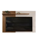 Ver imagem 6 de Rack Bancada C/ Painel P/ Tv até 55 Pol Atenas 1 Porta 184x150cm Cedro/bali - Dj Móveis