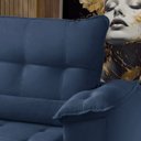 Ver mais imagens de Sofá Retrátil Reclinável Molas Ensacadas Chicago 250 Cm Azul