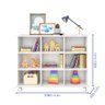 Nicho Organizador para Escritorio Quarto Infantil Montessoriano - Branco - 3