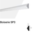 Ver imagem 4 de Kit c/5 Barras Boiserie em Poliuretano Gart 3m Branco Nmc Pisos
