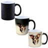 Caneca Mágica Glitter Muda de Cor Y2 Cachorro Preto e Marrom - 1