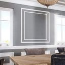 Ver imagem 2 de Kit c/15 Barras Boiserie em Poliuretano Gart 9m Branco Nmc Pisos