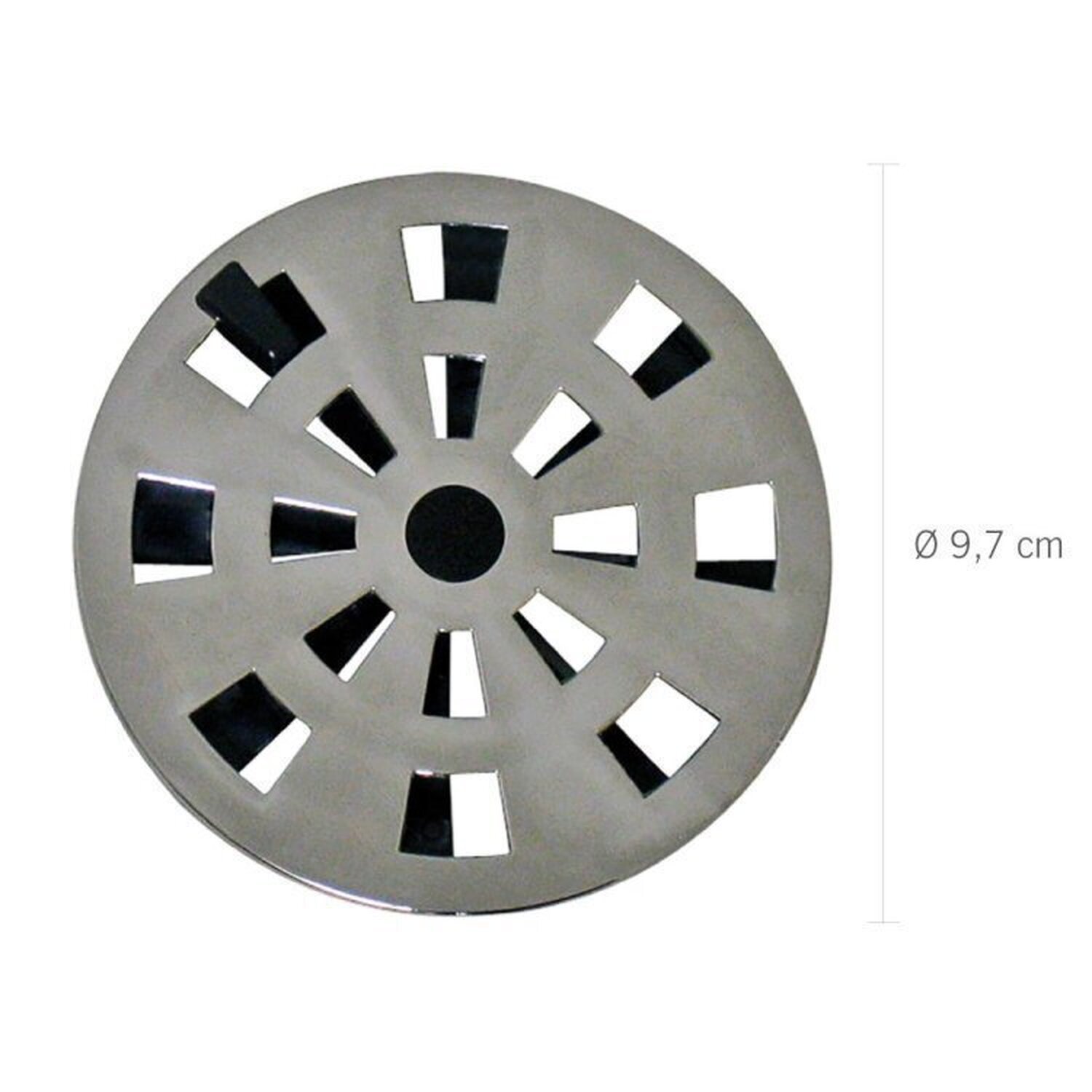 Kit com 10 Grelha Redonda com Diâmetro de 9,7cm e Anti-inseto em Abs Astra - 2