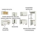 Ver imagem 6 de Cozinha Completa de Canto com Armário e Balcão Branco Reims