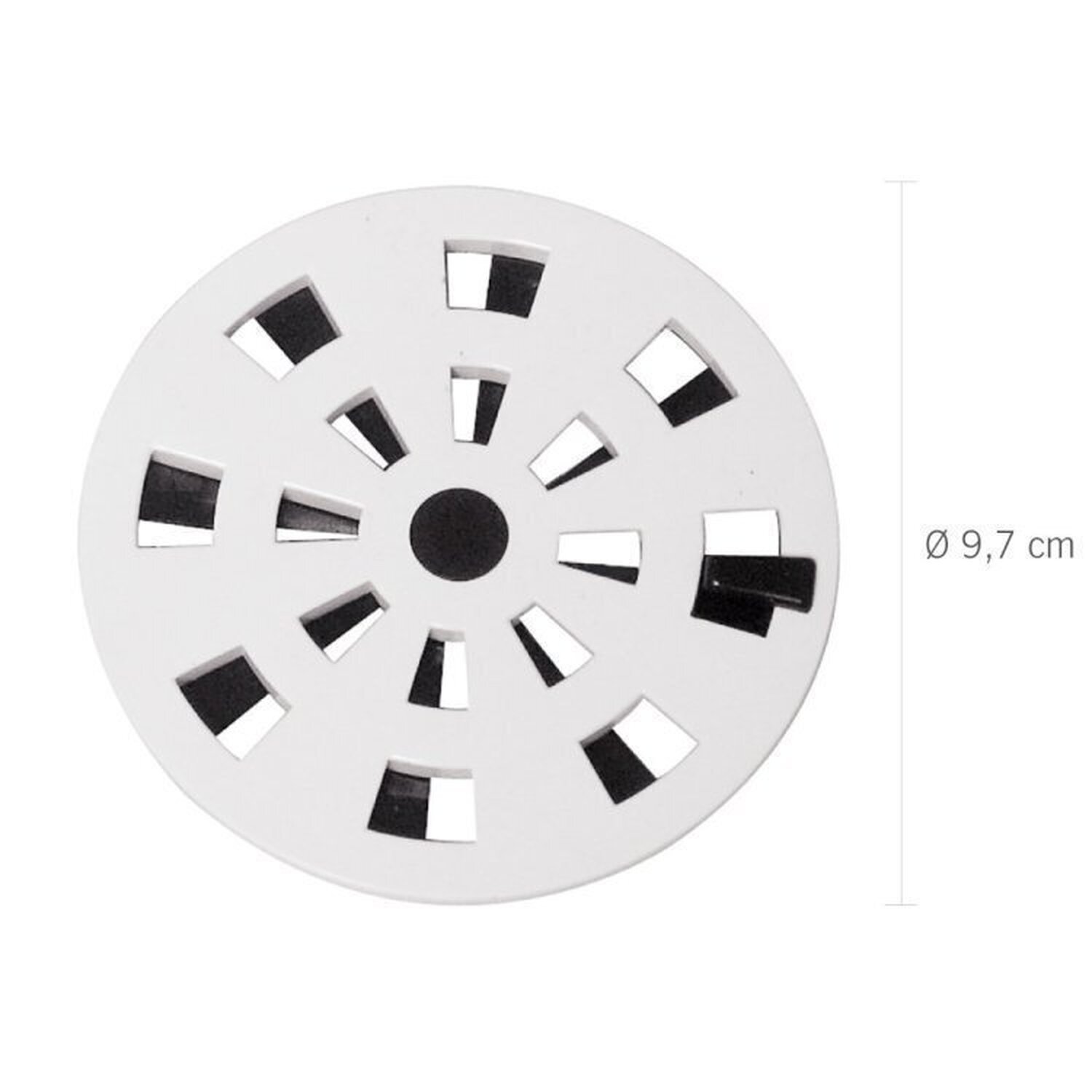 Kit com 3 Grelha Redonda com Diâmetro de 9,7cm e Anti-inseto em Pvc Astra - 2