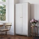 Ver imagem 4 de Conjunto Modulado de Armários Americano para Quarto 2 Peças Branco/Gelo