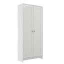 Ver imagem 7 de Conjunto Modulado de Armários Americano para Quarto 2 Peças Branco/Gelo
