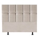 Ver imagem 1 de Cabeceira Cama Box Queem Estofada Poliana 160 Cm Suede:bege