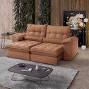 Ver imagem 2 de Sofá Retrátil Reclinável Molas Ensacadas Chicago 270 Cm