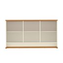 Ver imagem 4 de Buffet Aparador 3 Portas 136cm com Tampo 25mm Verbena - Off White e Naturale