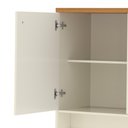 Ver imagem 2 de Buffet Aparador 3 Portas 136cm com Tampo 25mm Verbena - Off White e Naturale