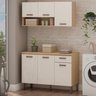 Lavanderia Modulada 2 Peças,1 Armário Aéreo e 1 Balcão 120cm Essência 100% Mdf - 1