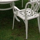 Ver imagem 3 de Conjunto de Jardim Mesa Giratória 6 Cadeiras, Ombrelone e Espreguiçadeira Piscina Bege