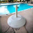 Ver imagem 5 de Conjunto de Jardim Mesa Giratória 6 Cadeiras, Ombrelone e Espreguiçadeira Piscina Bege