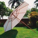 Ver imagem 4 de Conjunto de Jardim Mesa Giratória 6 Cadeiras, Ombrelone e Espreguiçadeira Piscina Bege