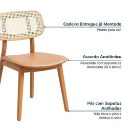 Kit 4 Cadeiras Madeira Maciça Liz Cabecasa Madeiramadeira - 7