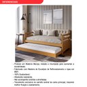 Ver mais imagens de Sofá Cama Bicama Solteiro Madeira Maciça Lux