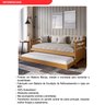 Sofá Cama Bicama Solteiro Madeira Maciça Lux - 8
