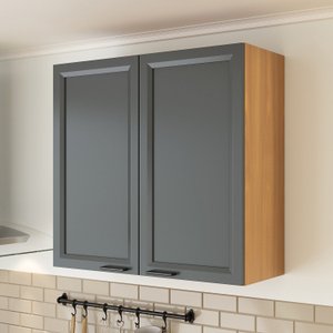 Armário Aéreo Duplo 80cm Soho Cabecasa Madeiramadeira