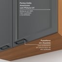 Ver imagem 3 de Armário Aéreo Duplo 80cm Soho CabeCasa MadeiraOriginals