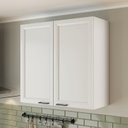 Ver imagem 1 de Armário Aéreo Planejado Duplo 80cm Soho CabeCasa MadeiraOriginals Branco