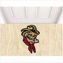 Ver imagem 1 de Tapete Capacho Caveira no Formato 60x40 Cm Antiderrapante.