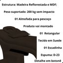 Ver imagem 3 de Maca Estofada Estética Botonê 80 Cm Sobrancelha Cilios