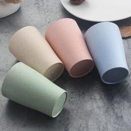Kit 4 Copos de Fibra de Bambu 200ml 7x11cm - Quanhe - 4