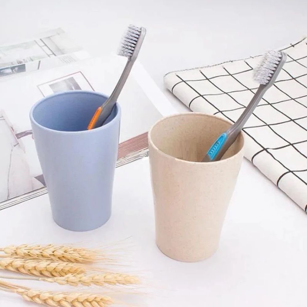 Kit 4 Copos de Fibra de Bambu 200ml 7x11cm - Quanhe - 6