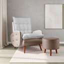 Ver imagem 2 de Poltrona Eloá Plus com Puff