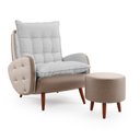 Ver imagem 3 de Poltrona Eloá Plus com Puff