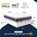 Ver imagem 6 de Cama Box Baú com Colchão de Espuma D45 Double Face Territory Hellen Queen 158cm