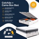Ver imagem 7 de Cama Box Baú com Colchão de Espuma D45 Double Face Territory Hellen Queen 158cm