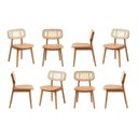 Ver imagem 1 de Kit 8 Cadeiras Madeira Maciça Liz CabeCasa MadeiraOriginals