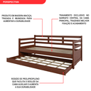 Ver imagem 7 de Sofá Cama Bicama Solteiro Madeira Maciça Enjoy