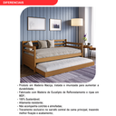 Ver imagem 3 de Sofá Cama Bicama Solteiro Madeira Maciça Enjoy