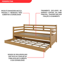 Ver imagem 6 de Sofá Cama Bicama Solteiro Madeira Maciça Enjoy