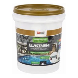 Manta Líquida Elastment Cimento Elástico 20kg Cinza Drylevis - 1