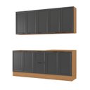 Ver mais imagens de Cozinha Compacta 4 Peças 2 Aéreos 2 Balcões Soho CabeCasa MadeiraOriginals