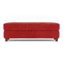 Ver imagem 2 de Recamier Calçadeira Bali 120cm Suede Vermelho - Inova Decorações