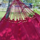 Ver imagem 5 de Rede Descanso Dormir Vermelho Reforçada Bucho de Boi Casal Luxo