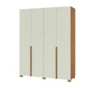 Ver imagem 4 de Guarda Roupa Casal 4 Portas 2 Gavetas 100% MDF 180cm Móvel na Caixa