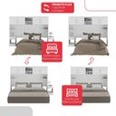 Ver imagem 6 de Guarda-roupa Modulado Soberano 11 Portas 5 Gavetas com Espelho Branco - Panorama Móveis