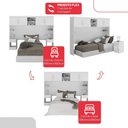 Ver imagem 7 de Guarda-roupa Modulado Soberano 11 Portas 5 Gavetas com Espelho Branco - Panorama Móveis