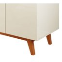 Ver imagem 3 de Buffet Aparador Café Prime 2 Portas Off White com Freijó - Moveisaqui