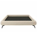 Ver imagem 2 de Cama Casal Base Box Pés Ferro 156cm Nami Linho Cru - Nexta Casa