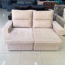 Sofá Retrátil e Reclinável Bom Pastor Hilton 3 Lugares 2,05m - Bege Veludo Bp - 2